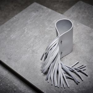 FRINGE BRACELET CUFF White