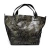MAX PLIK Dark Green Snake Print
