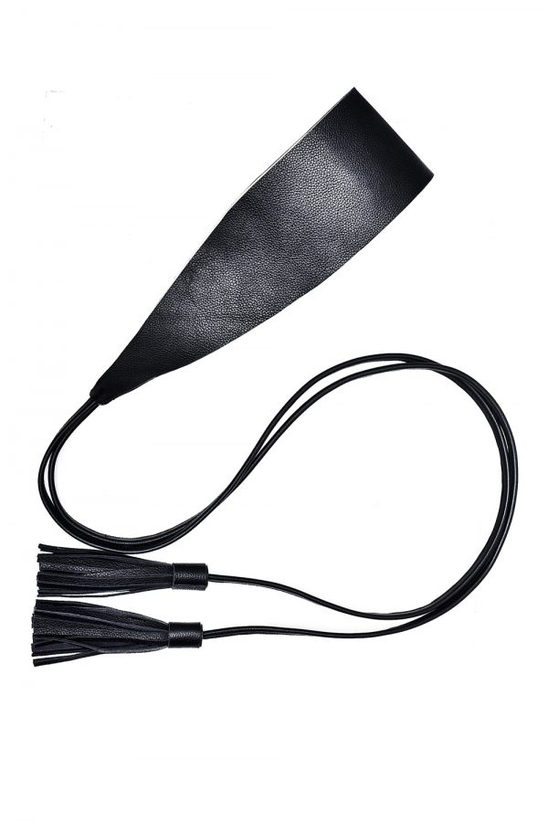 BELT WITH 2 TASSELS Black