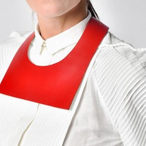 SQUARE NECKLACE Red