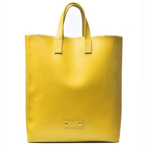 PAPER Plik Yellow Saffiano