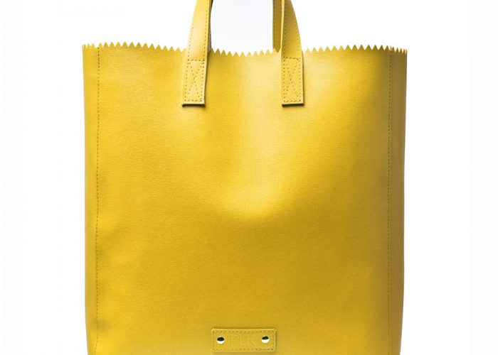 PAPER Plik Yellow Saffiano