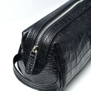 COSMETIC PLIK Black Croc Print