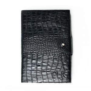 ORGANIZER HOLDER PLIK Black Croco Print