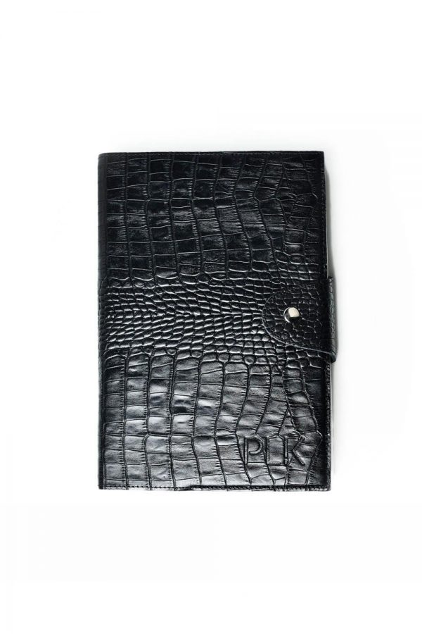 ORGANIZER HOLDER PLIK Black Croco Print