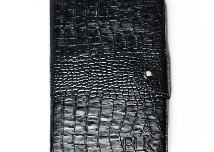 ORGANIZER HOLDER PLIK Black Croco Print