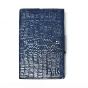 ORGANIZER HOLDER PLIK Dark Blue Croc Print