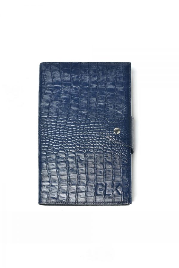 ORGANIZER HOLDER PLIK Dark Blue Croc Print