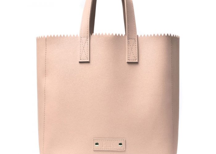 PAPER PLIK Mini Nude Saffiano
